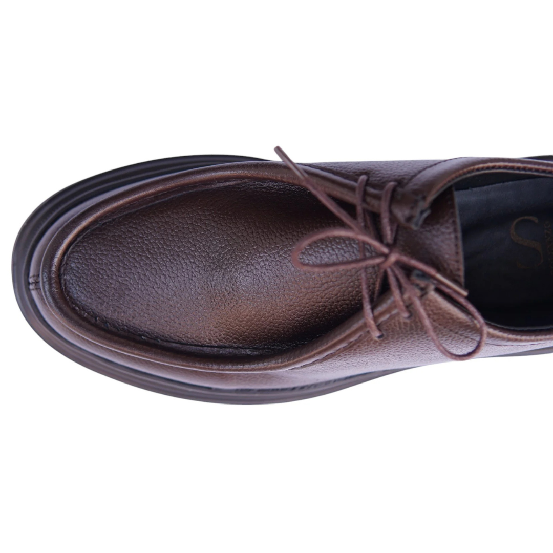Noble: Derby Homme - Cuir Marron